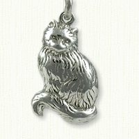 Persian Cat Charm