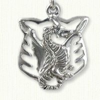 Pierced Dragon Pendant