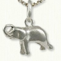 Small elephant charm