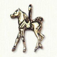 14KY gold Colt or Horse Charm