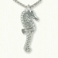 Seahorse charm