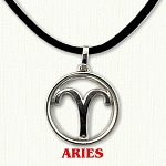 zodiac aries pendant