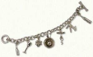 Sommelier's Custom Charm Bracelet