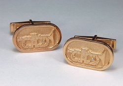 Custom Trumpet Cuff Links