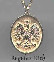  1.75 inch Gold Polish Eagle