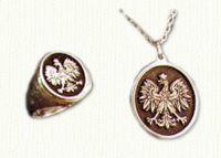 Polish Eagle Ring & Pendant