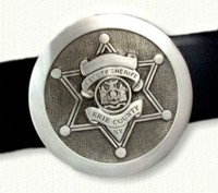 Erie County Sheriff's Pewter Belt Buckle