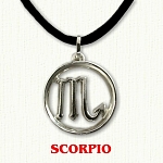 zodiac scorpio pendant