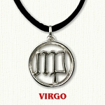 zodiac Virgo pendant